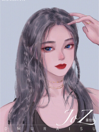 女娲娘娘炫技作品
画师：蛋包饭JoZ