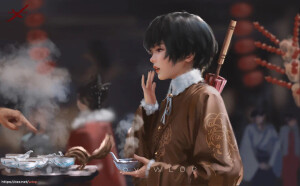 鬼刀 wlop 画师