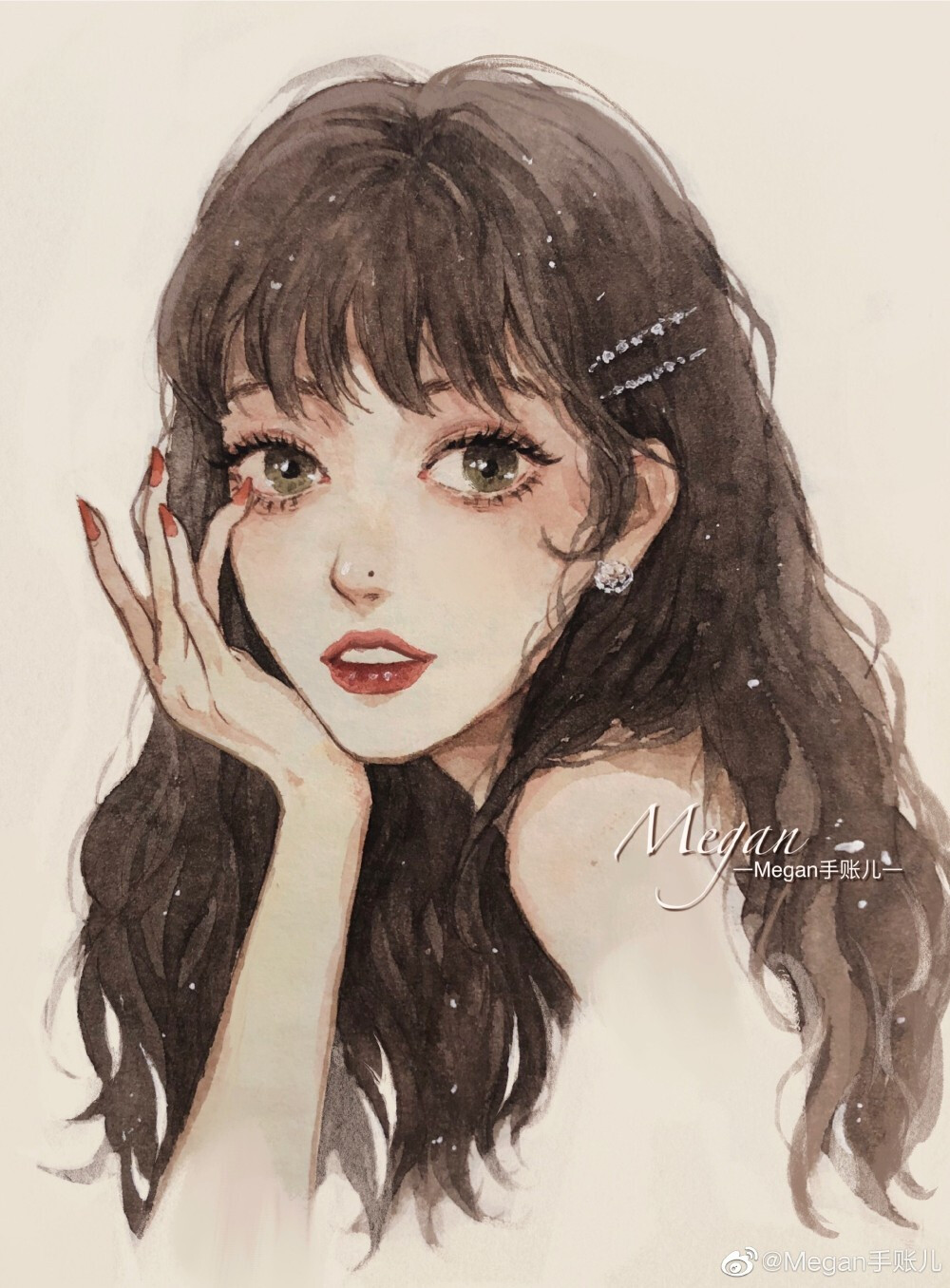 画师微博:Megan手账儿