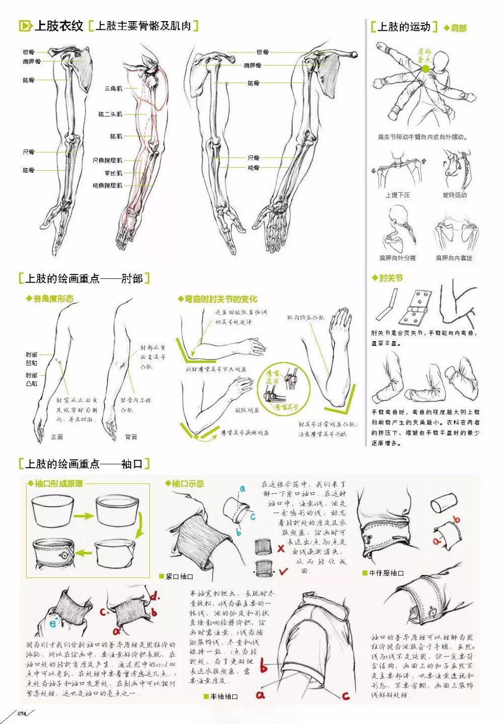 人体素材，绘画教程