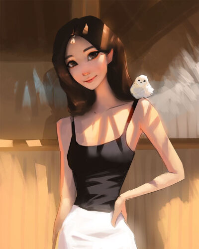 插画师samdoesarts
手绘欧美插画动漫人物头像女