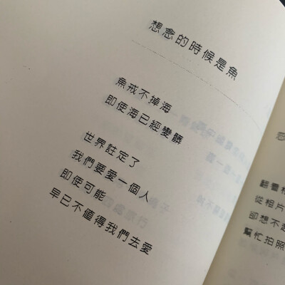 伪诗集 短句 诗