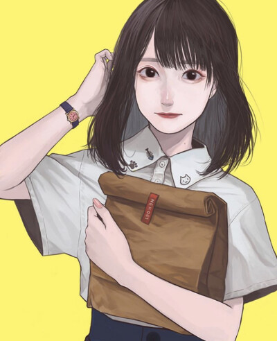 日系少女插画