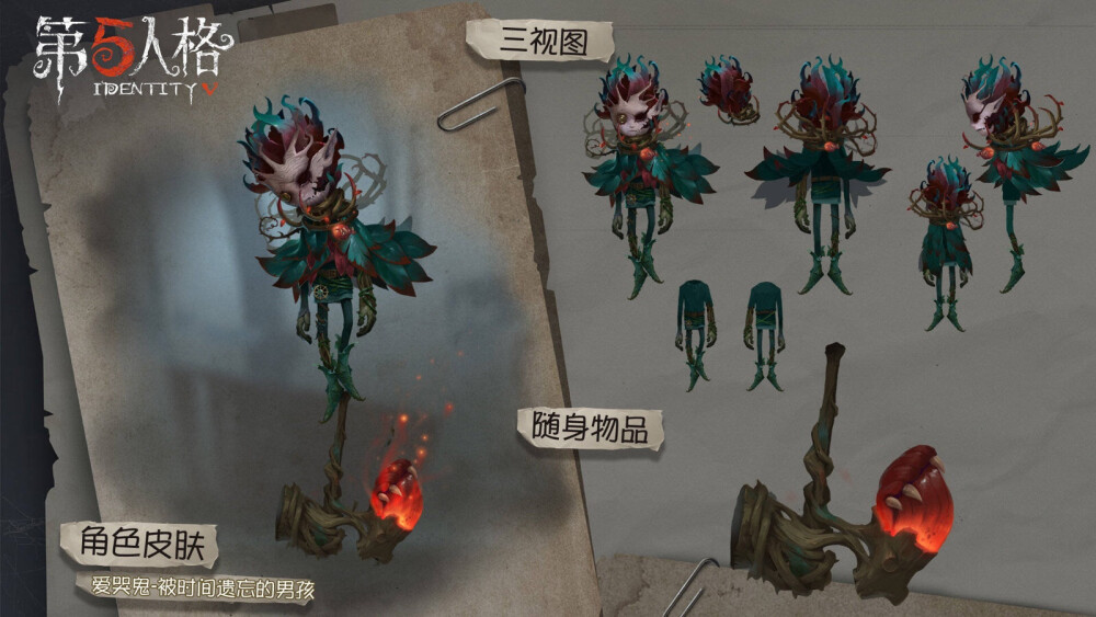 第五人格皮肤三视图