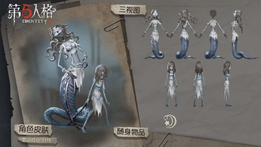 第五人格皮肤三视图