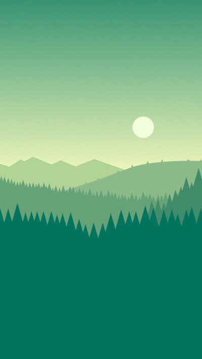 绿色壁纸系列
：）