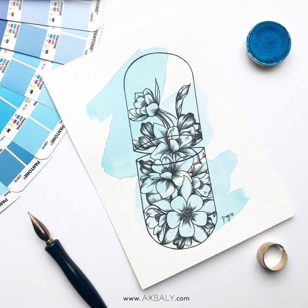 墨西哥插画师Akbaly