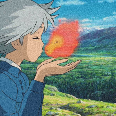 情头 哈儿的移动城堡 动漫 少女