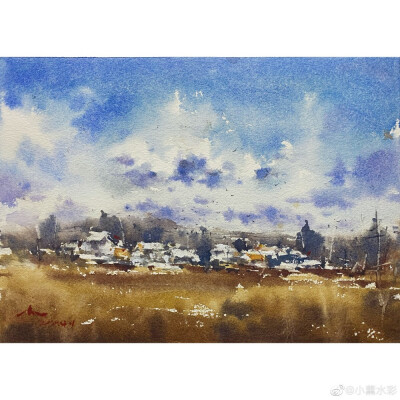 水彩风景