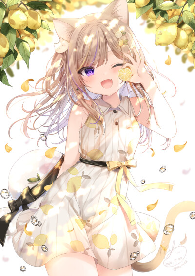 来自pixiv
作品标题：citrus（ID：75807974）
画师：まふゆ（ID：5229572）