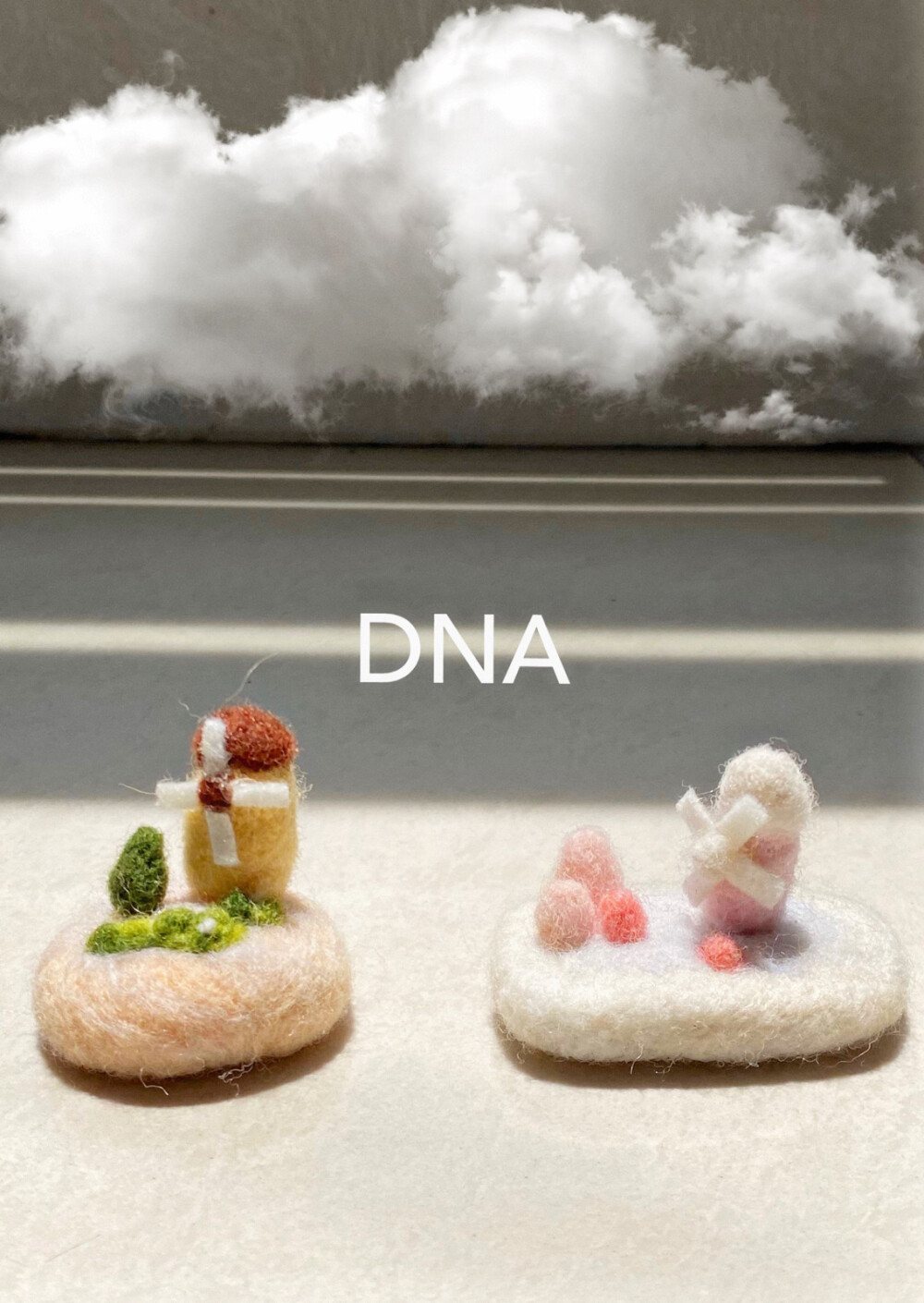 羊毛毡原创欢迎定制西瓜夏天冰棍树人圣诞啾啾鸟山雀可爱团子日系治愈蛋糕