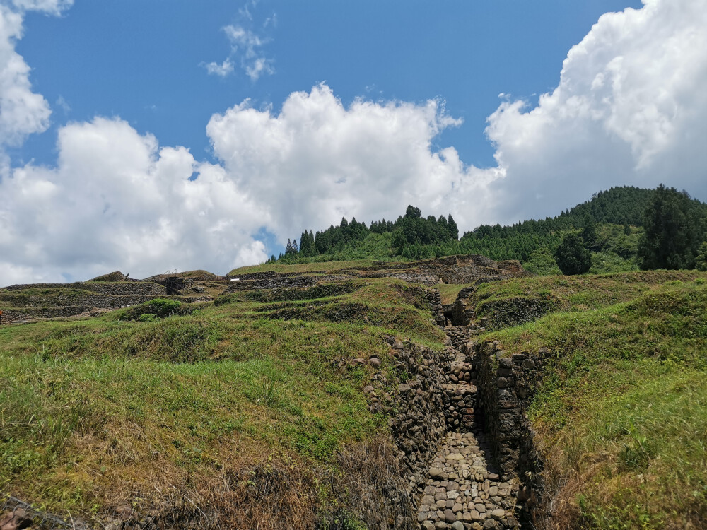 登山寻遗址，回眸已千年。