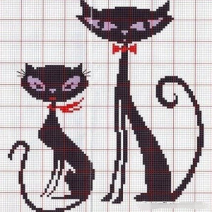 十字绣61猫咪图案系列 - 高清图片,堆糖,美图壁纸兴趣社区