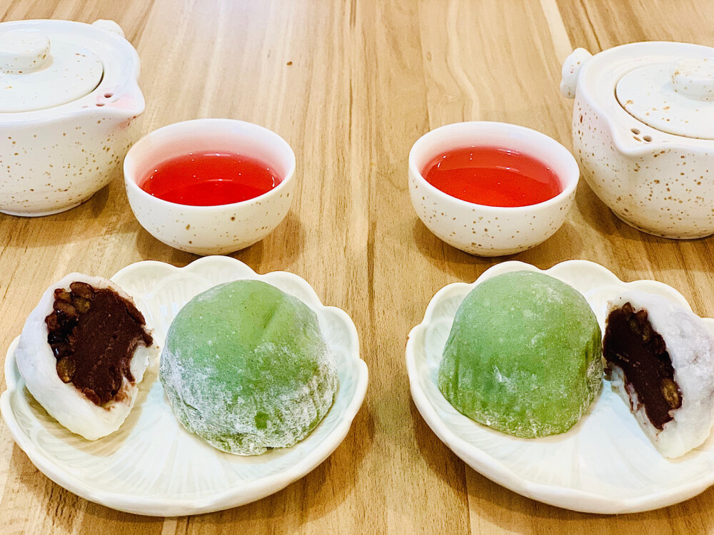 早餐·
& 日式大福
& 水果茶