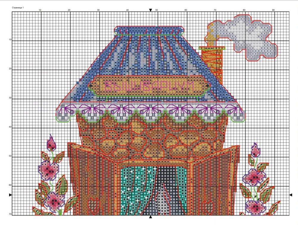 十字绣图纸?刺绣小屋