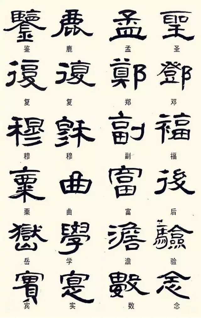 异体字