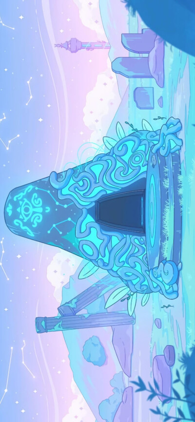好梦幻好清凉的颜色