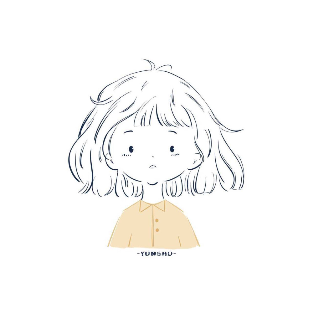 简笔画头像【作者:_允书_】 - 堆糖,美图壁纸兴趣社区