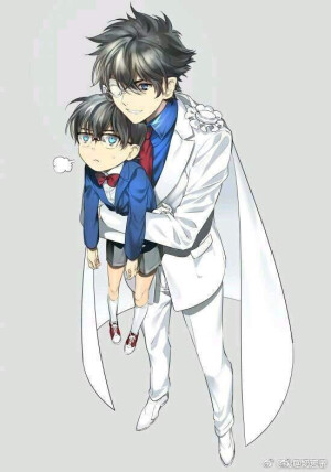 工藤新一与怪盗基德壁纸