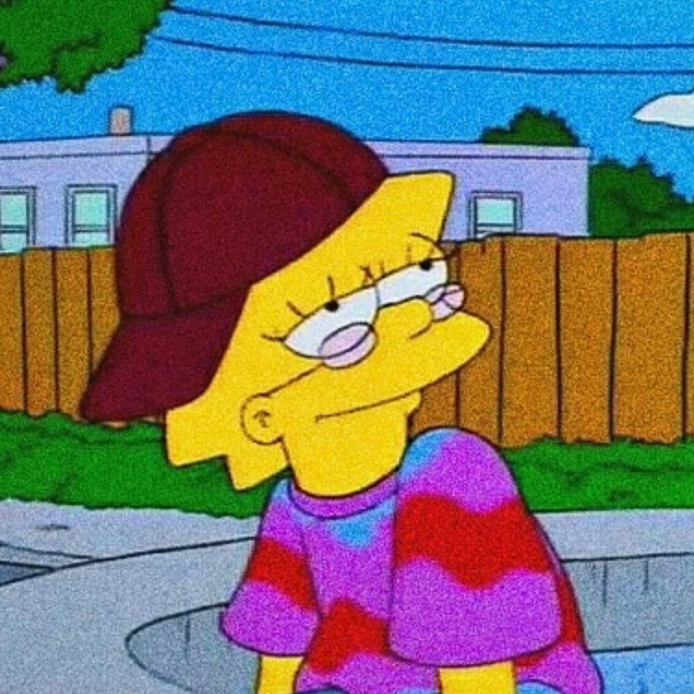 辛普森家庭
#莉莎-辛普森
#卡通头像
#可爱头像
#沙雕头像
