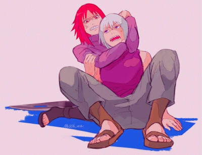 火影插画 画风不错哦