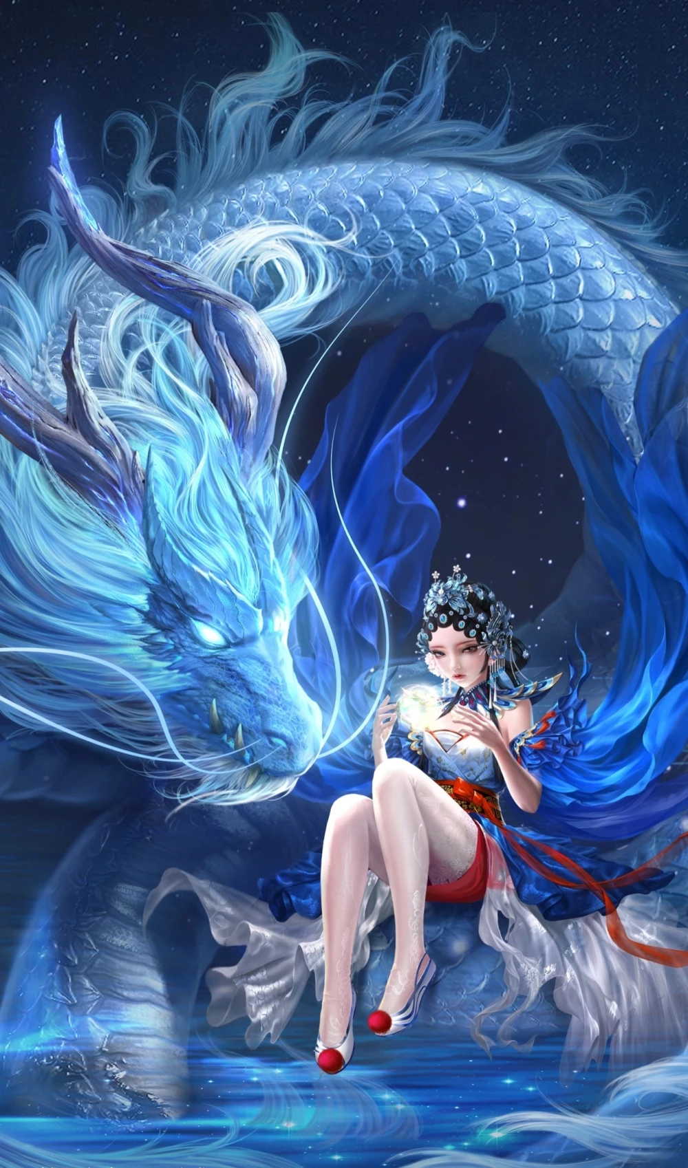 太古神王冰美人 北冥幽皇图源锁屏杂志