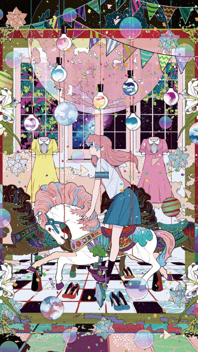 长谷梨加插画