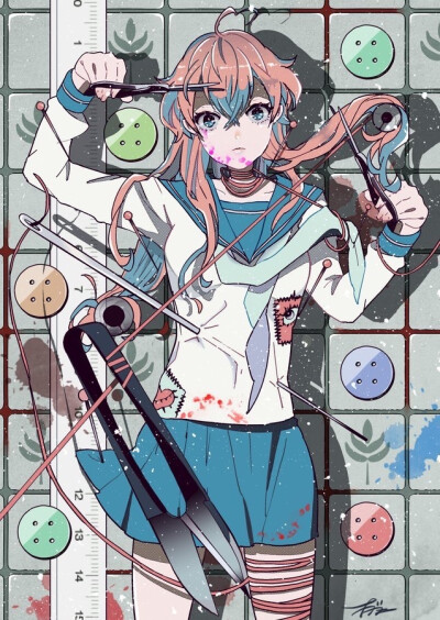 长谷梨加插画