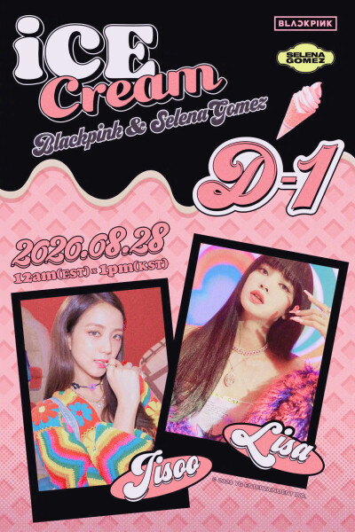 blackpink粉墨
2020/8/28合作Selina《ICE CREAM》
回归概念写真
金智秀/金珍妮/朴彩英/lisa
壁纸/手机壁纸/无水印壁纸/爱豆壁纸/神仙背景/锁屏壁纸/聊天背景/blackpink/粉墨/美女壁纸/女团壁纸