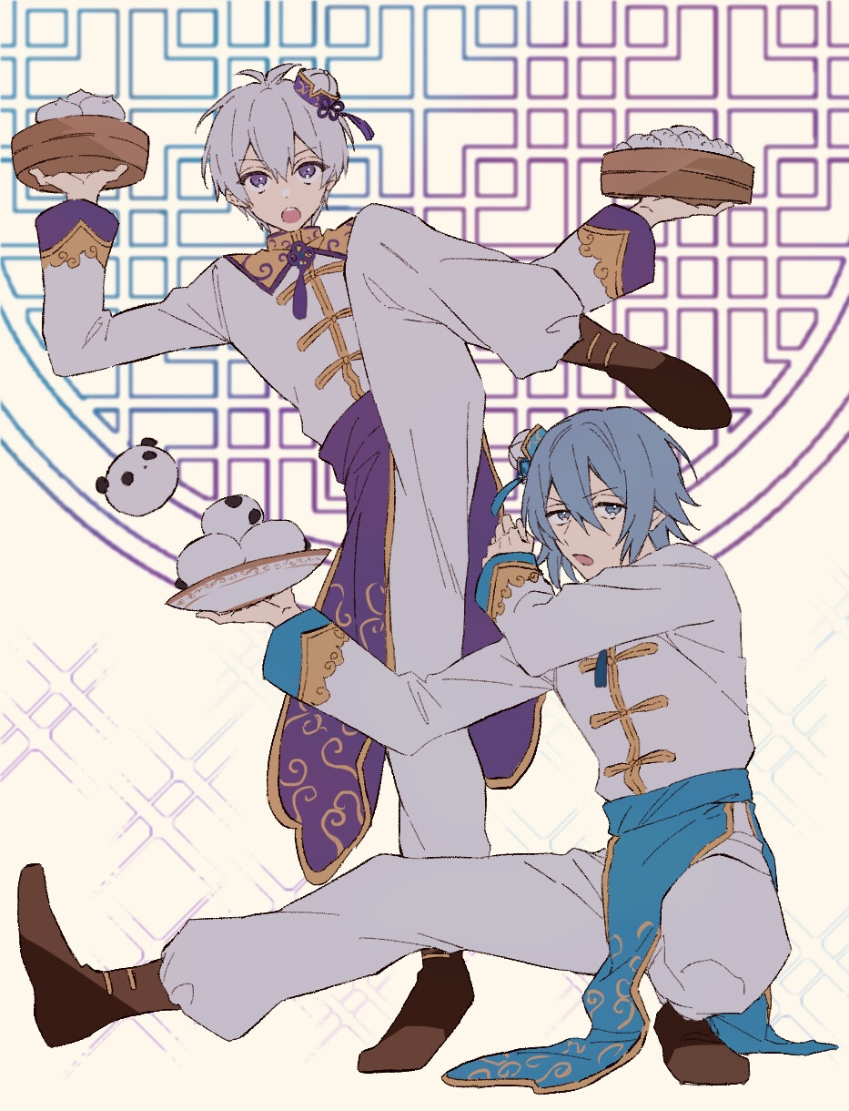 人物:四叶环/逢坂壮五 cp环壮 画师:八桥 图源:p站