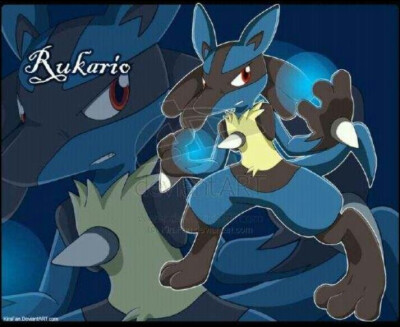 路卡利欧和利欧路
Lucario and Riolu
宝可梦 Pokemon