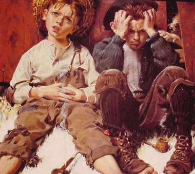 美国插画大师Norman Rockwell ​