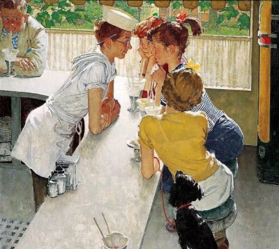 美国插画大师Norman Rockwell ​