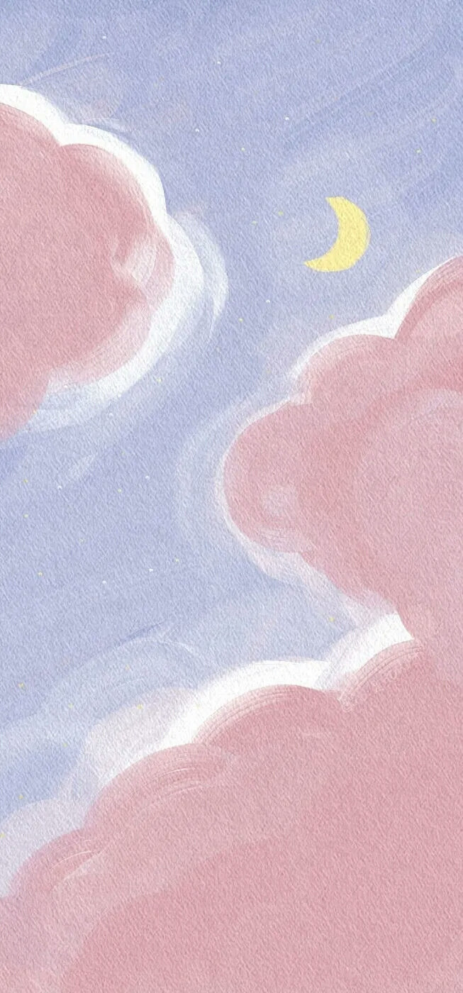 清新可爱情侣闺蜜聊天背景