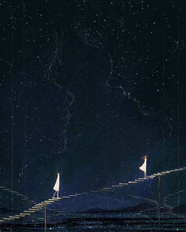 夜里的星星