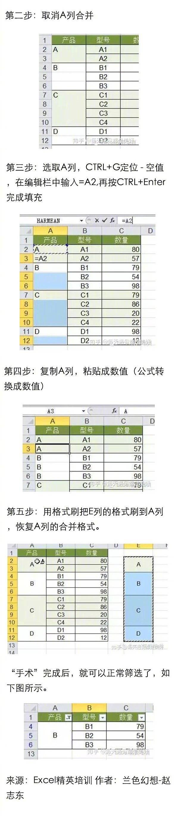 表格技巧