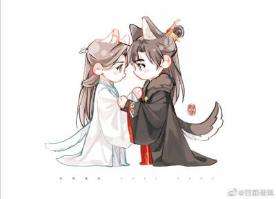 二哈和他的白猫师尊。