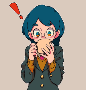 简洁清新的萌系人物插画！

动态、配色、神态及手部的处理都可以参考哦

tumblr：moni-o