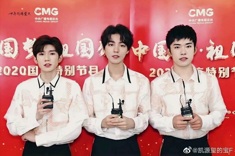 TFBOYS×央视国庆特别节目
来源：凯源玺的宝F