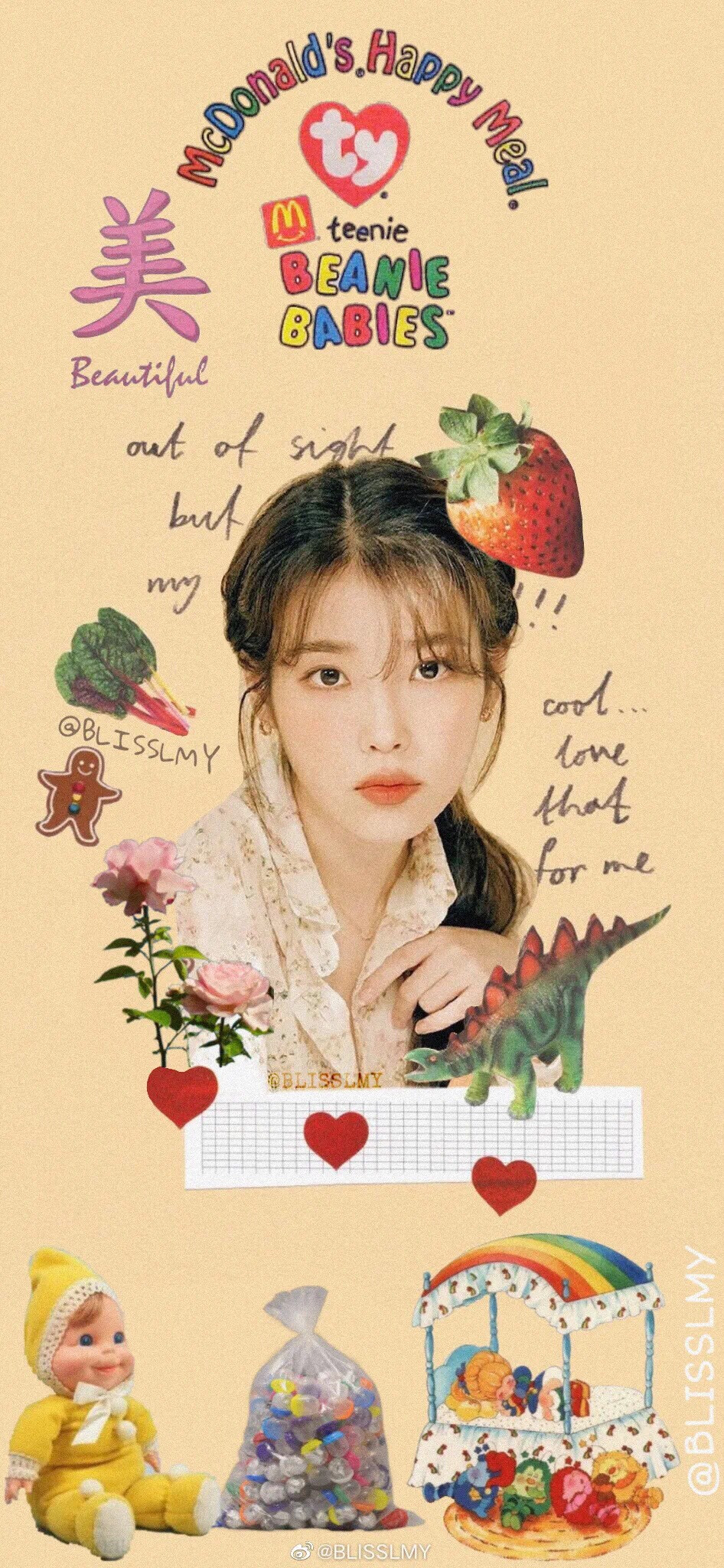 锁屏壁纸 聊天背景图 iu李知恩