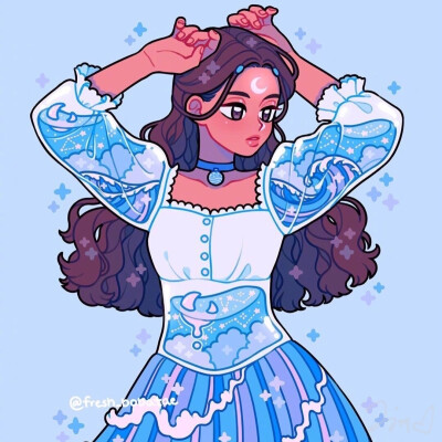 Ins蒸汽波糖果风插画