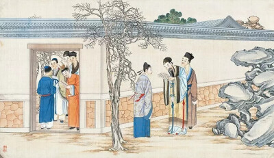 清代著名国画大师孙温先生工笔重彩绘制的230幅巨幅图画现存藏于大连旅顺博物馆