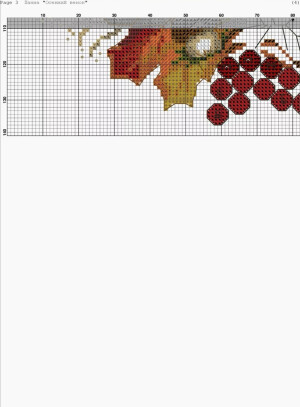 十字绣•四季花环•秋