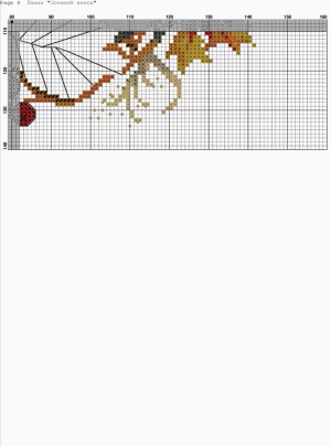 十字绣•四季花环•秋