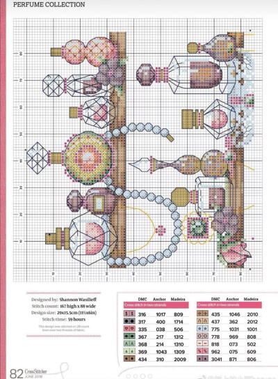 十字绣图纸•香水收藏柜4
