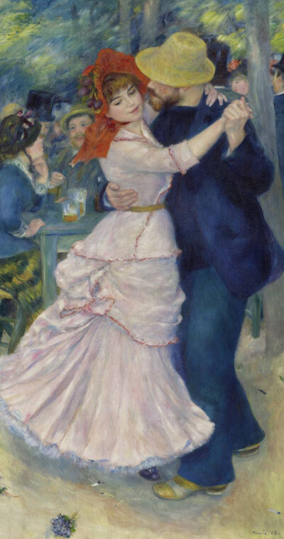 Pierre-Auguste Renoir “Dance at Bougival” (1883) 