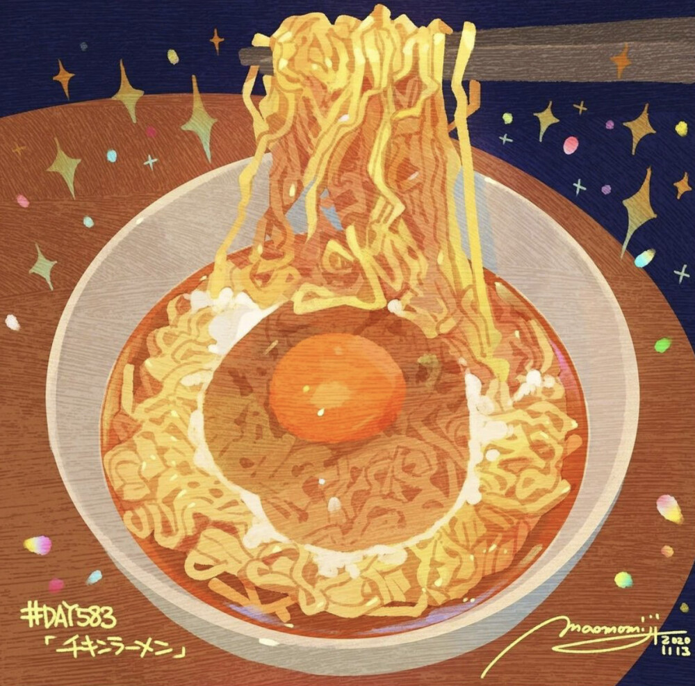 食物插画
Ins插画师 maomomiji