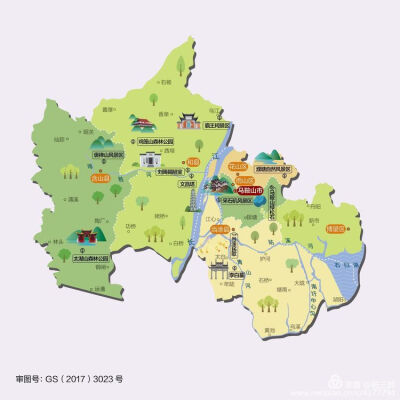 安徽全家福——合肥，芜湖，安庆，马鞍山，铜陵，池州，淮南，淮北，蚌埠，宿州，阜阳，亳州，六安，黄山，宣城，滁州，五岳归来不看山，黄山归来不看岳！