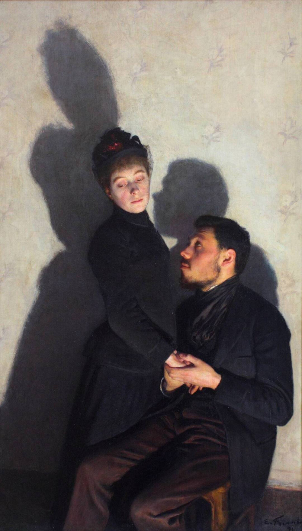 Cast Shadows, 1891 by Émile Friant (French, 1863–1932) ​​​