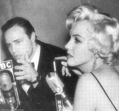 Marlon Brando and Marilyn Monroe; A rare radio interview from 1955, at the premiere of The Rose Tattoo. ​​​